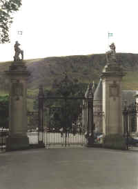 Gates of Holyrood house