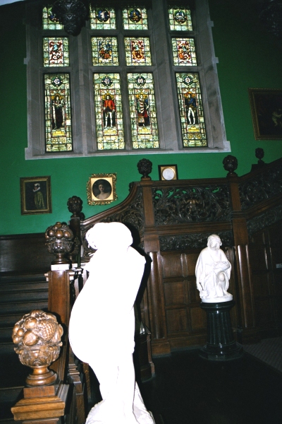 Interior of "haunted" Carbisdale Castle