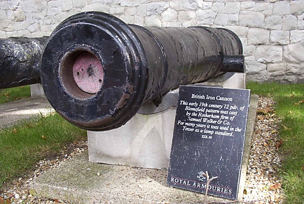 Canon at the Tower of London