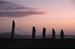 Afterglow at the Ring of Brodgar 