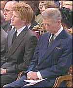 Princes Charles and Harry