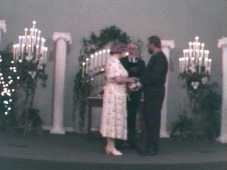 Wedding of Kathy and Bob, taken 2/13/99, 