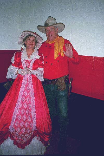 Lu and John, one of the Cowboy Society cowboys