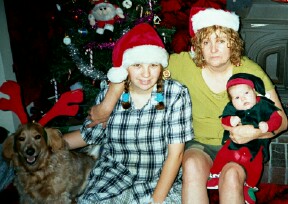 Pamela McGregor Nixon with daughter Krystal and grandson Lachlan