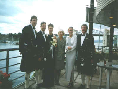 Sandy Campbell and Family. Click picture for larger image!