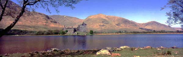 Kilchurn Castle. Major Campbell Castle situated on Beautiful Loch Awe.