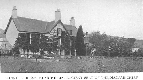 Kinnell House, near Killin, ancient seat of the MacNab chief