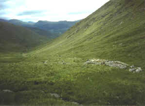 view towards Loch Awe from just below the Lairig Noe