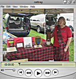 Clan Rattray talking about their clan at Chatham Highland Games in 2008.